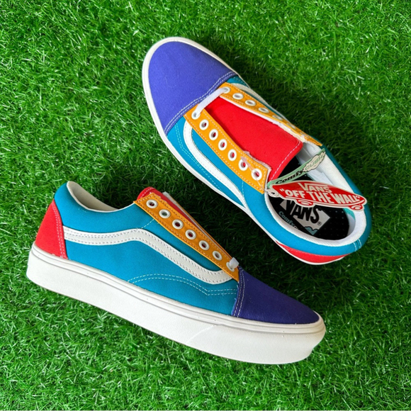 🍀New Vans Comfycush Old Skool Multi Block - Picture 2 of 8